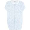 Blue Cheetah Print Converter Gown - Nightgowns - 1 - thumbnail