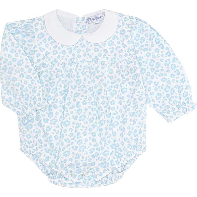 Blue Cheetah Print LS Bubble