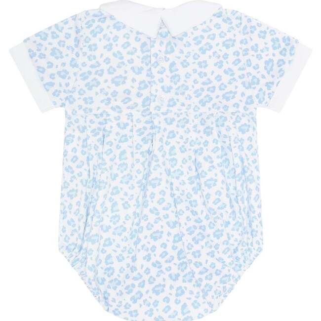 Blue Cheetah Print Bubble - Rompers - 2