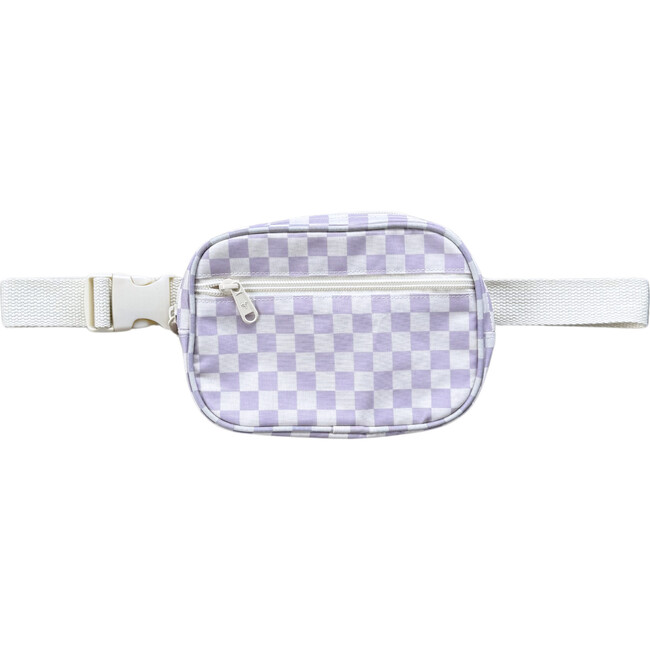 Mini Belt Bag Lavender Cloud Checkered