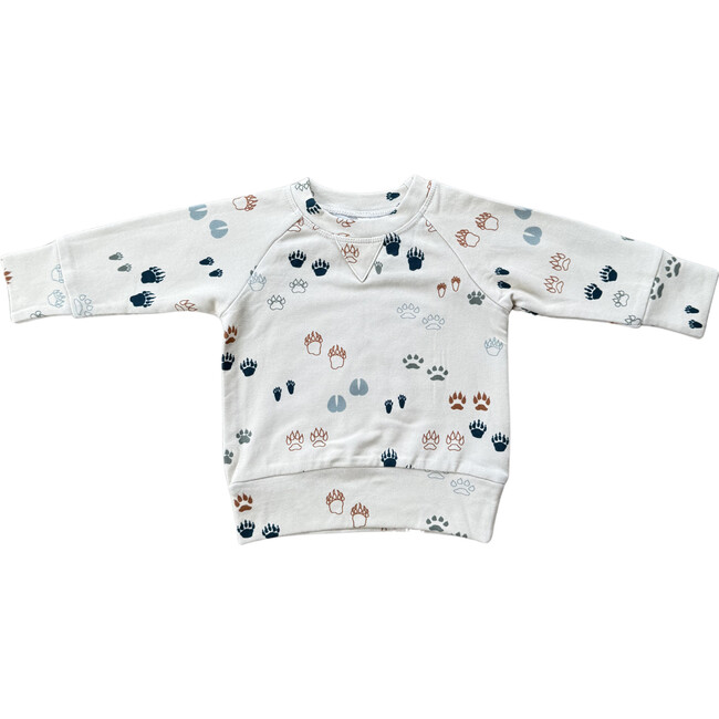 Boy's Raglan Sweatshirt Footprints