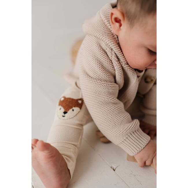 Knit Hoodie Sand - Sweatshirts - 4