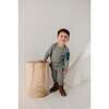Boy's Raglan Sweatshirt Footprints - Sweatshirts - 6