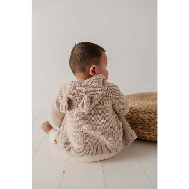Knit Hoodie Misty Rose - Sweatshirts - 3
