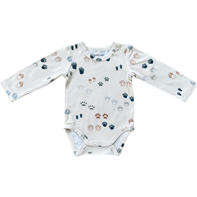 Baby Long Sleeve Bodysuit Footprints