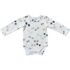Baby Long Sleeve Bodysuit Footprints - Onesies - 1 - thumbnail