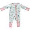 Long Sleeve Zip Romper Botanical - Rompers - 1 - thumbnail