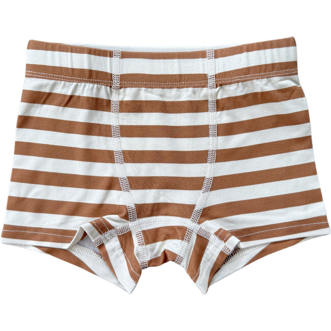 Boy's Boxer Caramel Stripe