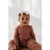 Waffle Romper Caramel Stripe - Rompers - 2