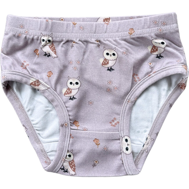 Girl's Underwear Lavender Owl - Underwear - 1