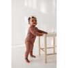 Waffle Romper Caramel Stripe - Rompers - 5