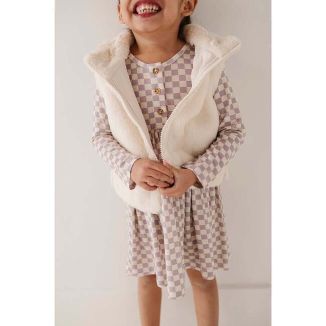 Faux Fur Vest Cream - Vests - 3