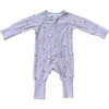 Long Sleeve Zip Romper Lavender Owl - Rompers - 1 - thumbnail