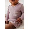 Girl's Bodysuit Dress Set Lavender Owl - Dresses - 2