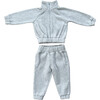 Fleece Zip Set Heather Gray - Mixed Apparel Set - 1 - thumbnail