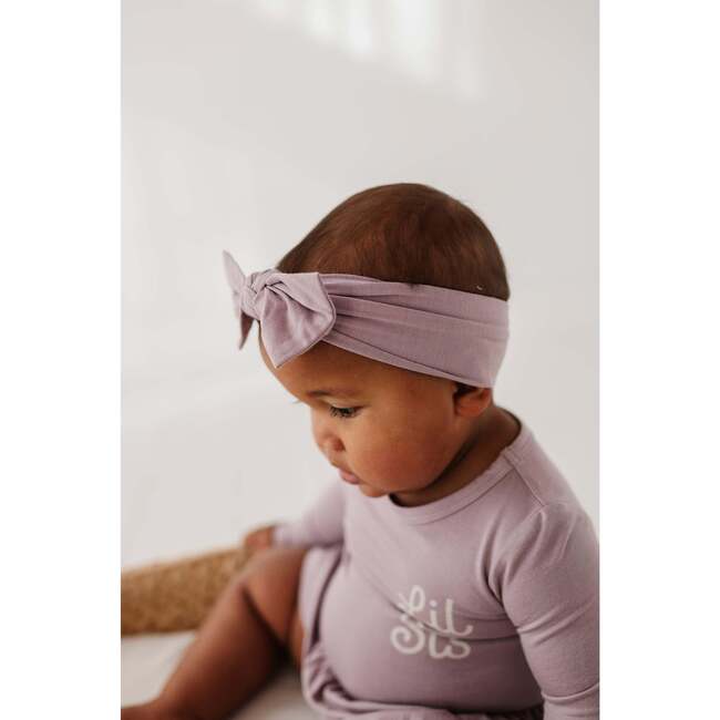 Girl's Bodysuit Dress Set Lavender Owl - Dresses - 3