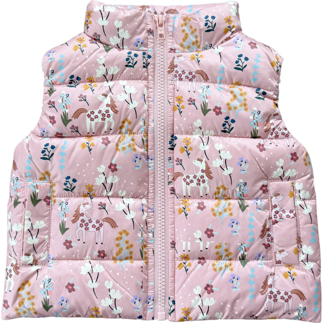 Puffer Vest Unicorn