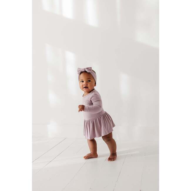 Girl's Bodysuit Dress Set Lavender Owl - Dresses - 6