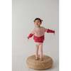 Colorblock Knit Sweater Misty Rose - Sweaters - 6