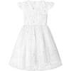 Star Tulle Party Dress, White - Dresses - 2