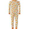 Pumpkin Jersey Pajamas, Orange - Pajamas - 2