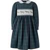 Pony Smocked Dress, Green - Dresses - 1 - thumbnail