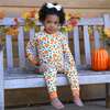 Pumpkin Jersey Pajamas, Orange - Pajamas - 3