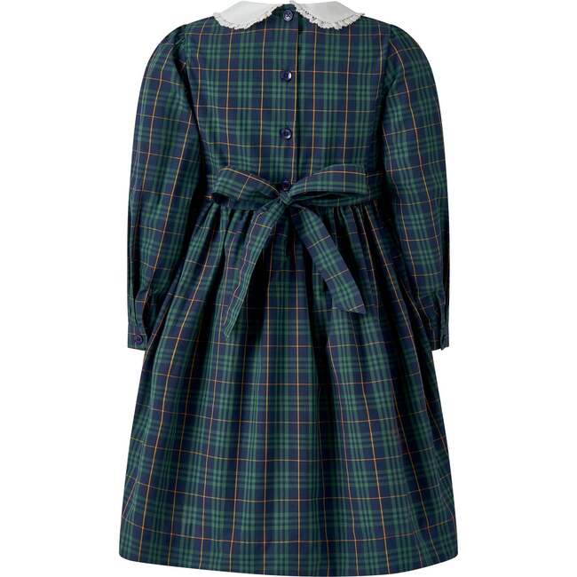 Pony Smocked Dress, Green - Dresses - 2