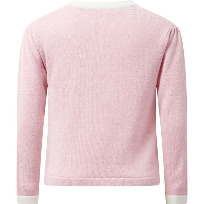 Knit Cardigan with Pockets, Pink - Cardigans - 2
