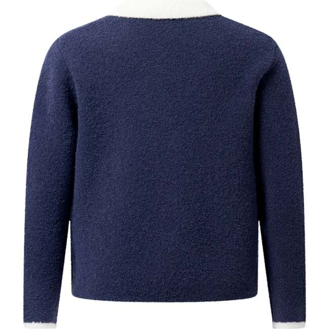 Knit Blazer, Navy - Cardigans - 2