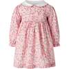 Floral Scalloped Collar Dress and Bloomers, Pink - Dresses - 1 - thumbnail