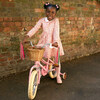 Floral Scalloped Collar Dress, Pink - Dresses - 3