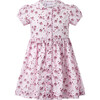 Floral Button-Front Dress, Light Pink - Dresses - 1 - thumbnail