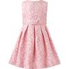 Floral Damask Dress, Pink - Dresses - 2