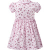 Floral Button-Front Dress, Light Pink - Dresses - 2
