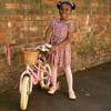 Floral Button-Front Dress, Pink - Dresses - 3