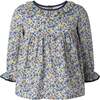 Floral Blouse and Legging Set, Navy - Mixed Apparel Set - 3