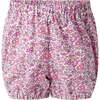 Floral Button Front Dress and Bloomers, Purple - Dresses - 3