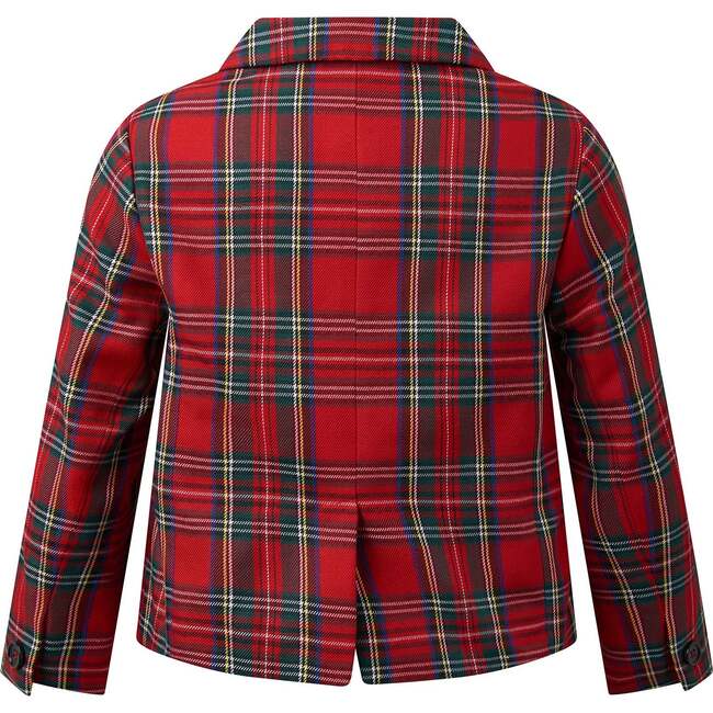Tartan Blazer, Red - Blazers - 2