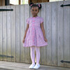 Floral Button Front Dress, Purple - Dresses - 3