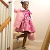 Faux Fur Collar Coat, Pink - Coats - 3