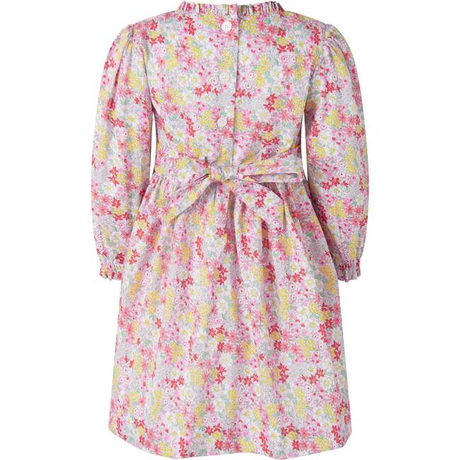 Ditsy Garden Ruched Dress, Pink - Dresses - 2