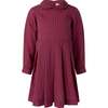 Check Lumberjack Pleated Dress, Red - Dresses - 1 - thumbnail