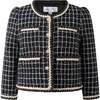 Check Tweed Jacket & Skirt Set, Black - Mixed Apparel Set - 3