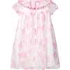Bow Organza Dress, Pink - Dresses - 2