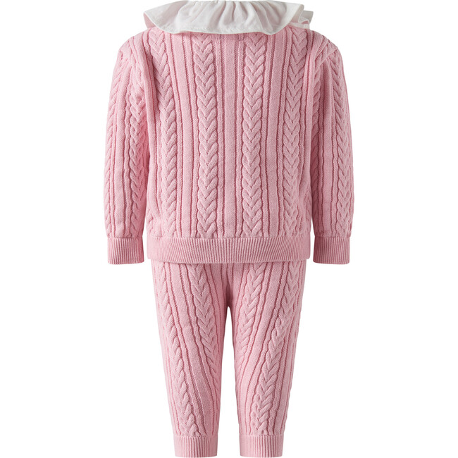 Cable Knit Set, Pink - Mixed Apparel Set - 2