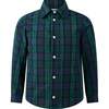 Blackwatch Check Shirt, Navy - Button Downs - 1 - thumbnail