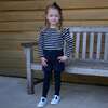 Breton Stripe Ruffle T-shirt, Navy - T-Shirts - 3