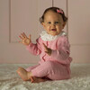 Cable Knit Set, Pink - Mixed Apparel Set - 3