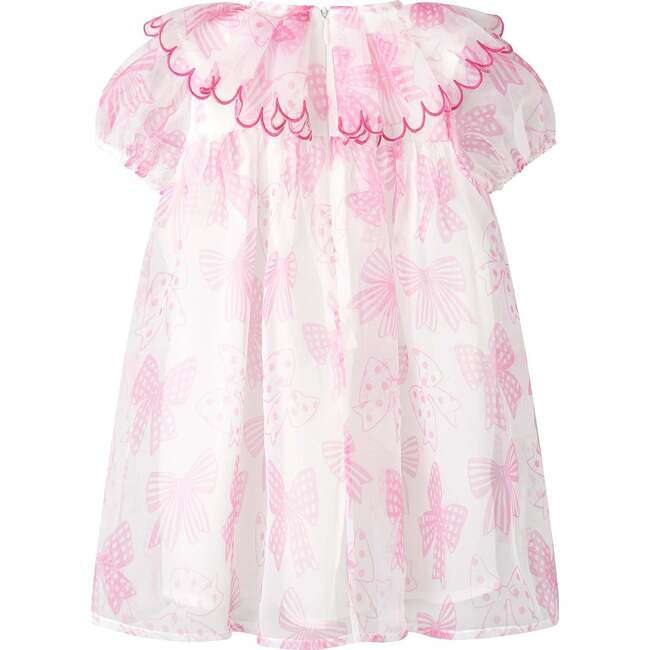Baby Bow Organza Dress, Pink - Dresses - 2